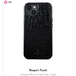 Burga iPhone 13 Mini Case | Reaper's Touch - Snakeskin | MagSafe | NEW